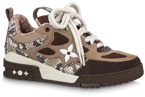 lv skate sneakers|louis vuitton skate sneakerbrown snakeskin.